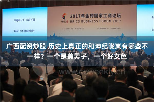 广西配资炒股 历史上真正的和珅纪晓岚有哪些不一样？一个是美男子，一个好女色