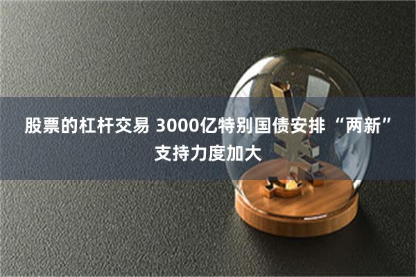 股票的杠杆交易 3000亿特别国债安排 “两新”支持力度加大
