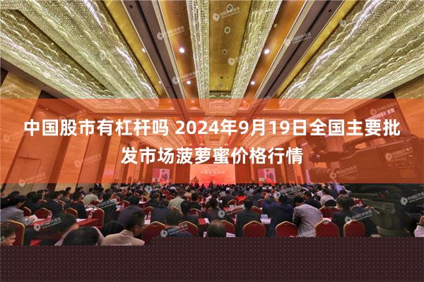 中国股市有杠杆吗 2024年9月19日全国主要批发市场菠萝蜜价格行情