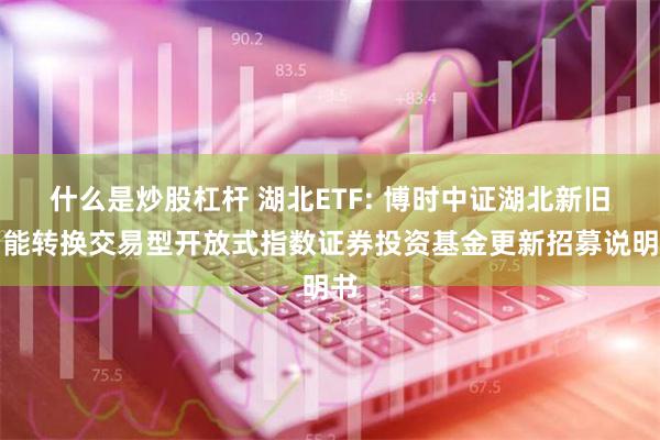 什么是炒股杠杆 湖北ETF: 博时中证湖北新旧动能转换交易型开放式指数证券投资基金更新招募说明书