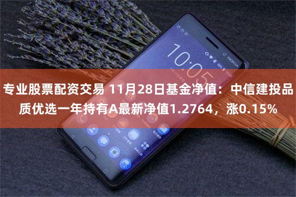 专业股票配资交易 11月28日基金净值：中信建投品质优选一年持有A最新净值1.2764，涨0.15%