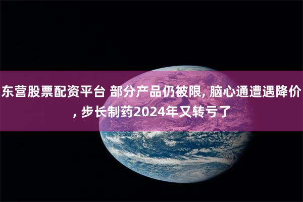 东营股票配资平台 部分产品仍被限, 脑心通遭遇降价, 步长制药2024年又转亏了
