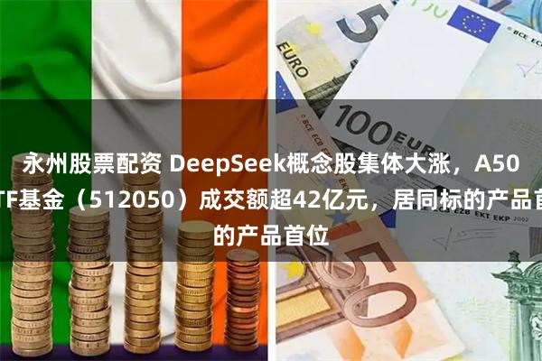 永州股票配资 DeepSeek概念股集体大涨，A500ETF基金（512050）成交额超42亿元，居同标的产品首位