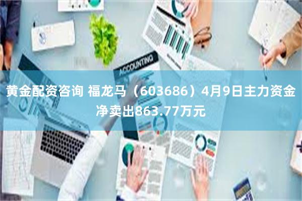 黄金配资咨询 福龙马（603686）4月9日主力资金净卖出863.77万元