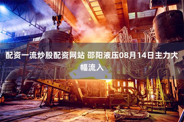 配资一流炒股配资网站 邵阳液压08月14日主力大幅流入