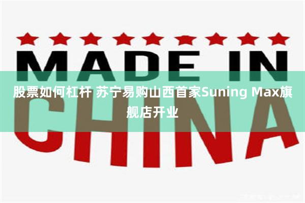 股票如何杠杆 苏宁易购山西首家Suning Max旗舰店开业