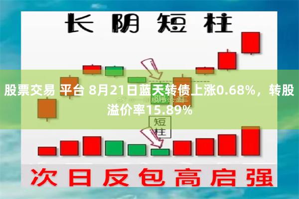 股票交易 平台 8月21日蓝天转债上涨0.68%，转股溢价率15.89%